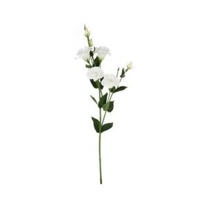 Umělá květina Eustoma 80 cm, bílá obraz