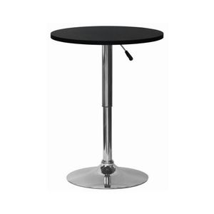 Kulatý barový stůl Laurent 60 cm, černý obraz