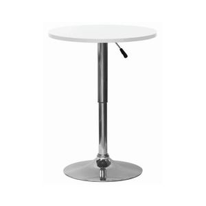 Kulatý barový stůl Laurent 60 cm, bílý obraz