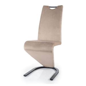 Jídelní židle SIGH-090 tmavě béžová/černá obraz
