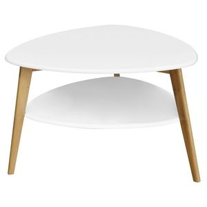 Konferenční stolek KLOTEN přírodní/bílá obraz