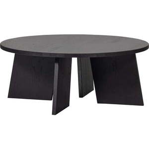 Černý kulatý konferenční stolek ø 90 cm Fries – Basiclabel obraz