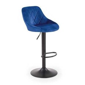 Halmar Barová židle MILICA Barva: Modrá obraz