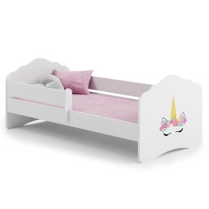 ArtAdrk Dětská postel CASIMO | se zábranou Provedení: Jednorožec obraz