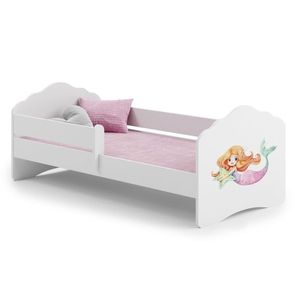 ArtAdrk Dětská postel CASIMO | se zábranou Provedení: Mořská panna obraz