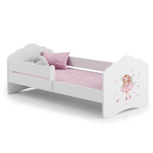 ArtAdrk Dětská postel CASIMO | se zábranou Provedení: Víla s křídly obraz