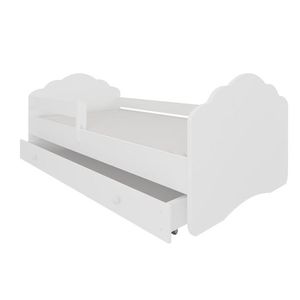 ArtAdrk Dětská postel CASIMO | se zásuvkou a zábranou Provedení: Bílá obraz