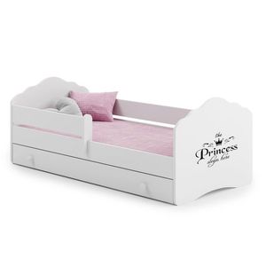 ArtAdrk Dětská postel CASIMO | se zásuvkou a zábranou Provedení: Princess obraz