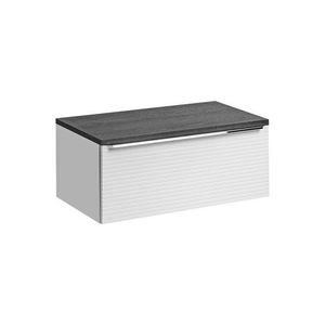 ArtCom Koupelnová skříňka s deskou LEONARDO White D90/1 | 90 cm obraz