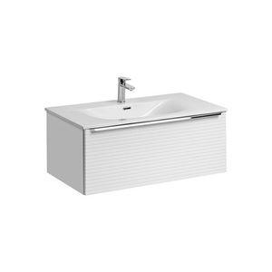 ArtCom Koupelnová skříňka s umyvadlem LEONARDO White U90/1 | 90 cm obraz