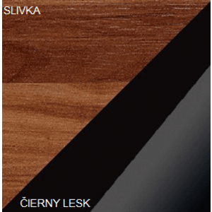 ArtCross Konferenční stolek BETA Barva: Švestka / černý lesk obraz