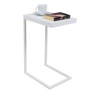 ArtAdrk Příruční stolek SPARK | bílé nohy Barva: Bílá obraz