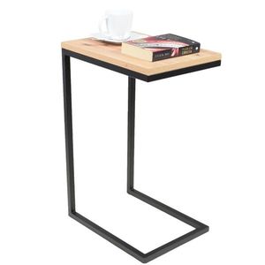 ArtAdrk Příruční stolek SPARK | černé nohy Barva: Dub artisan obraz