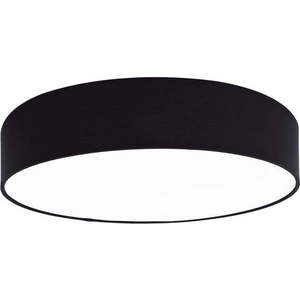 Černé LED stropní svítidlo ø 40 cm – SULION obraz