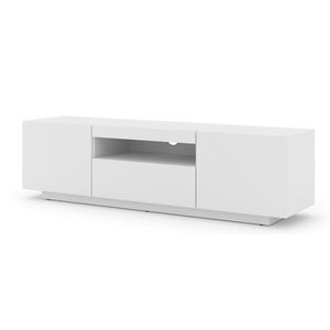 ARTBm TV stolek AURA 150 | bílý mat Variant: bez LED osvětlení obraz