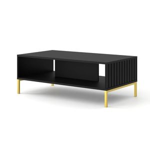 ARTBm Konferenční stolek WAVE Provedení: Černý mat / zlaté nohy obraz