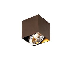 Designový bod tmavě bronzový čtverec - Box obraz