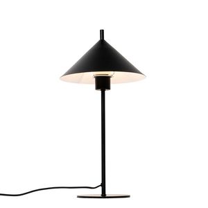Designová stolní lampa černá - Triangolo obraz