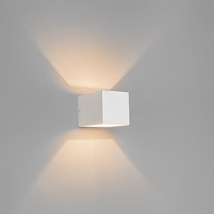 Sada 2 moderních nástěnných svítidel bílá - Transfer obraz