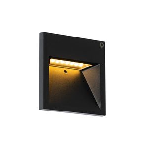 Moderní nástěnné svítidlo černé včetně LED - Gem 2 obraz