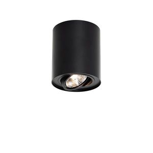Moderní stropní bodové svítidlo černé otočné a sklopné AR70 - Rondoo Up obraz