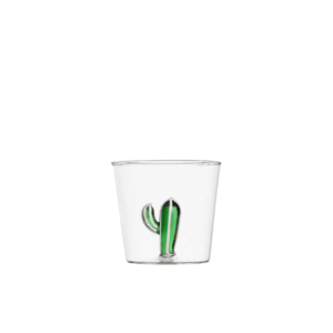 Pohár se zeleným kaktusem 350 ml obraz