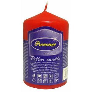 Provence Neparfemovaná svíčka 8cm červená obraz
