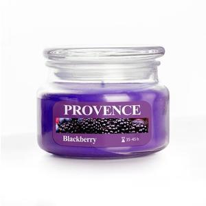 Provence Vonná svíčka ve skle 45 hodin ostružina obraz