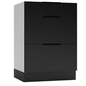 Kuchyňská skříňka Mina D60 S/3 černá obraz