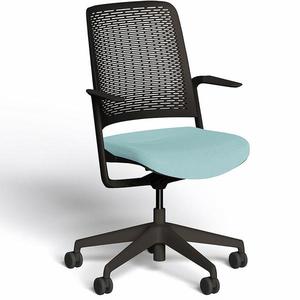 Otáčecí židle WITHME CSE20 modrá obraz