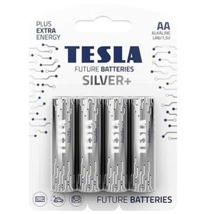 Baterie Tesla AA LR06 Silver+ 4 ks obraz