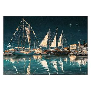 Obraz Canvas 60x80 ST658 Night Ships CA-13935 obraz