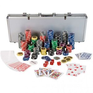 1212 GamesPlanet Poker Set, 500 laserových žetonů Ultimate obraz