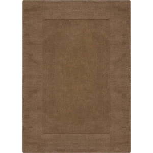 Hnědý vlněný koberec 200x290 cm – Flair Rugs obraz