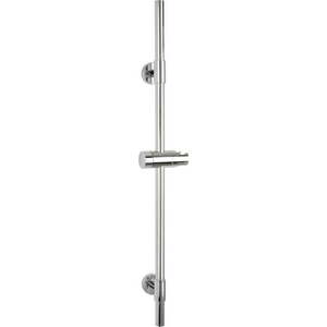 Nástěnná sprchová tyč z nerezové oceli v leskle stříbrné barvě 66 cm Basic – Wenko obraz