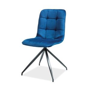 Jídelní židle TIXU 1 námořnická modrá/černá obraz