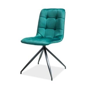 Jídelní židle TIXU 1 zelená/černá obraz