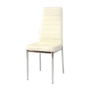 Jídelní židle SIGH-261 krémová/chrom obraz
