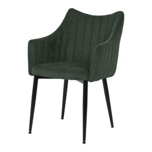 Jídelní židle WESTON zelená/černá obraz