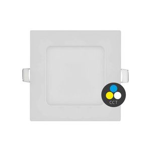 T-LED Bílý vestavný LED panel hranatý 120 x 120mm 6W 24V CCT 102204 obraz