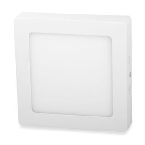 Ecolite Bílý přisazený LED panel hranatý 170 x 170mm 12W, Teplá bílá LED-CSQ-12W/2700 obraz