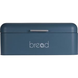 EH Plechový chlebník s víkem Bread, modrá obraz