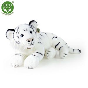 Rappa Plyšový tygr bílý, 60 cm ECO-FRIENDLY obraz