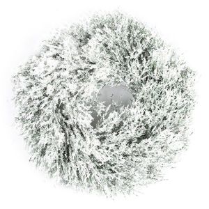 Umělý zasněžený věnec z trávy, pr. 30 cm obraz