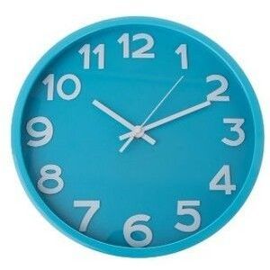Nástěnné hodiny City blue, pr. 30, 5 cm, plast obraz