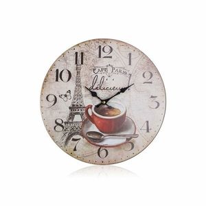 Nástěnné hodiny Cafe Paris, pr. 34 cm obraz