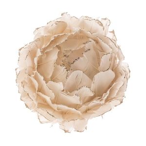 Závěsná květina z peří růžová, 8 cm obraz