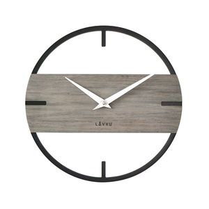 LAVVU Stylové dřevěné hodiny LOFT u , pr. 35 cm obraz
