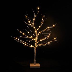 Solight LED zimní stromek, 50x LED, 60cm, 3xAA obraz