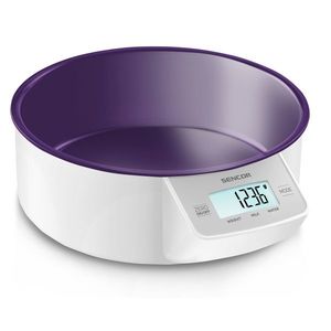 Sencor SKS 4004VT kuchyňská váha, fialová obraz